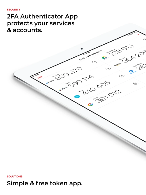 2FAS Auth — iPad 2
