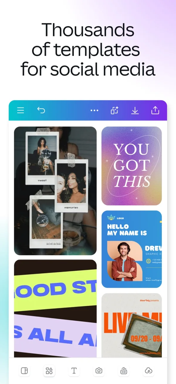 Canva developer-published iPhone product screenshot 2