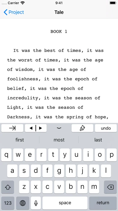 Storyist — iPhone 1