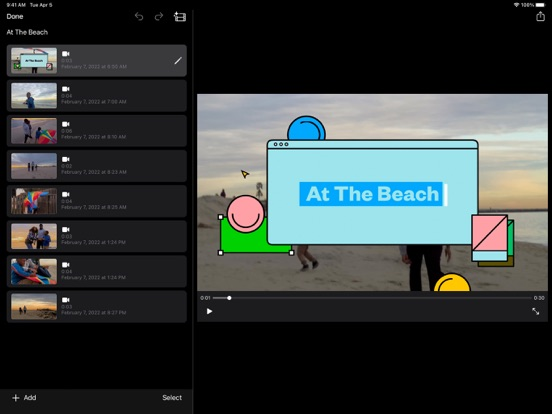 iMovie developer-published iPad product screenshot 4