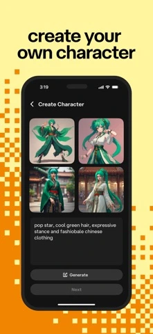 Character.AI — iPhone 2