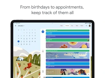 Google Calendar — iPad 2