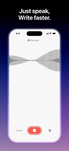 Superwhisper — iPhone 1