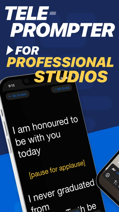 Teleprompter Pro (formerly Teleprompter Premium) — iPhone 1