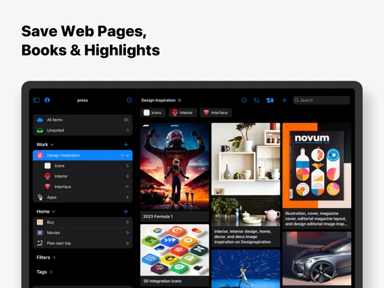 Raindrop.io — iPad 2