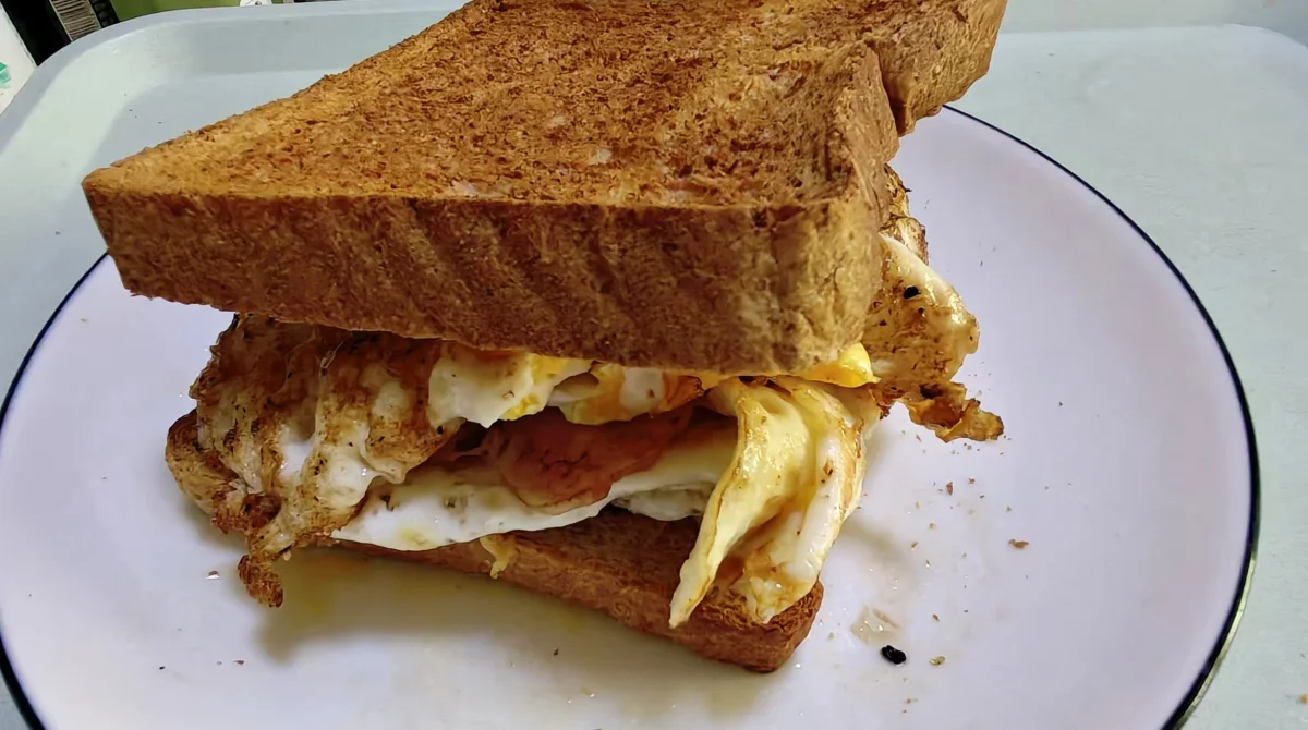 Original sandwich breakfast photo from the Petanote developer showcase
