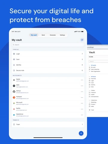Bitwarden — iPad 2