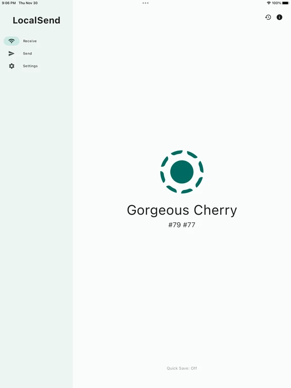 LocalSend — iPad 2