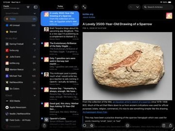 NetNewsWire developer-published iPad product screenshot 4