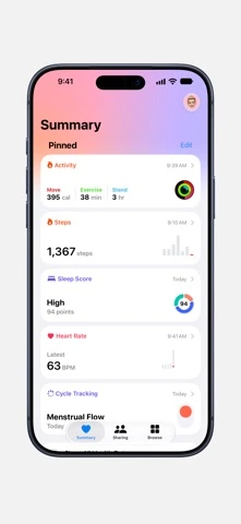 Apple Health — iPhone 1