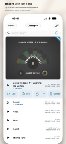 Ferrite Recording Studio developer-published iPhone product screenshot 1