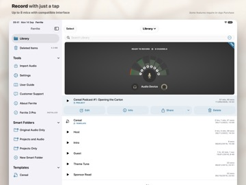 Ferrite Recording Studio developer-published iPad product screenshot 4